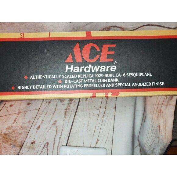 Vintage ERTL Collectibles Racing Champions Ace Hardware 1929 BUHL CA-8 Plane - Picture 9 of 10